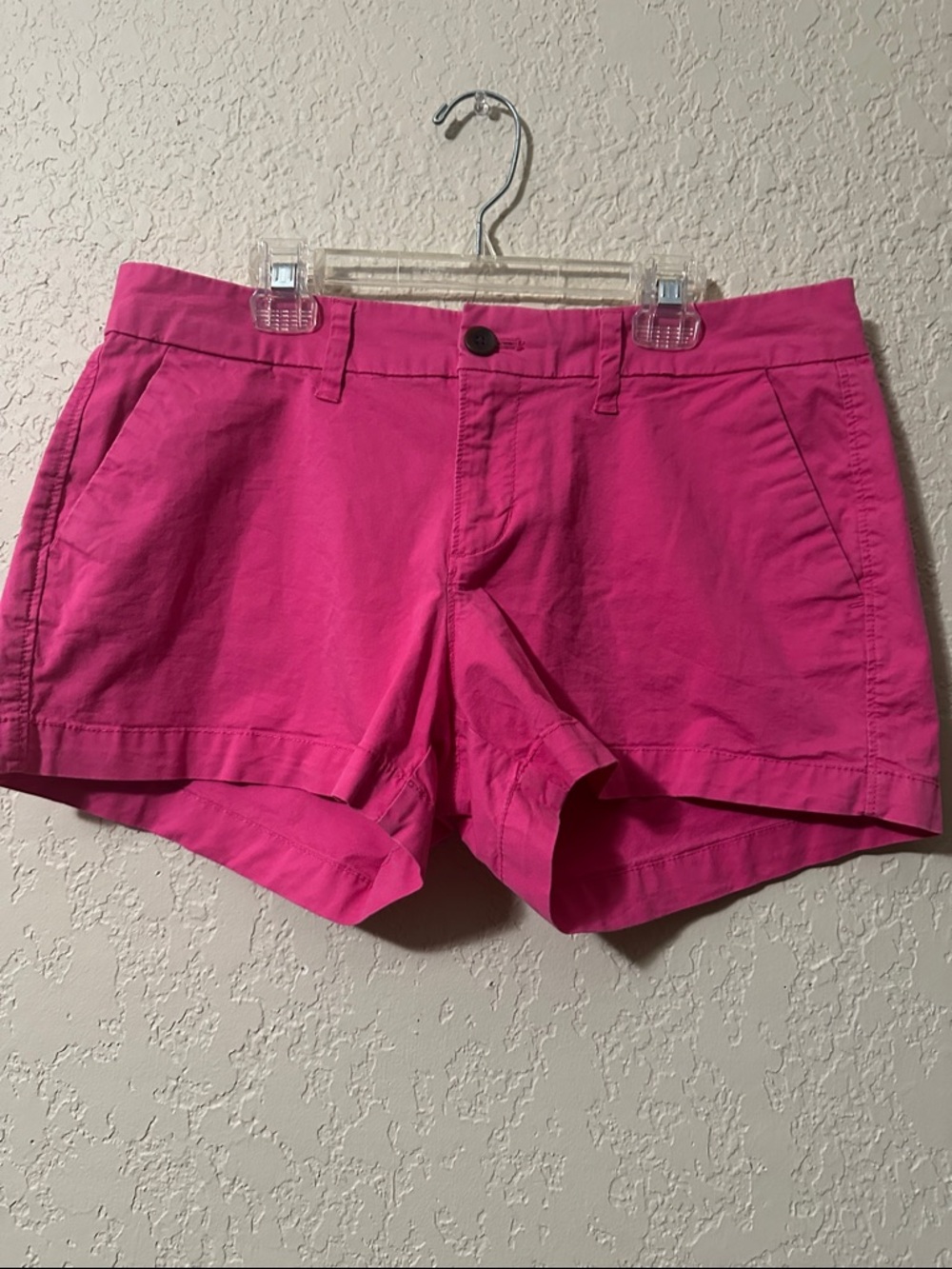 Old Navy Women's Hot Pink Cotton Casual Shorts 4